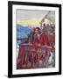 Christopher Columbus Nears the New World-null-Framed Art Print