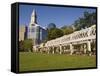 Christopher Columbus Park by the Waterfront, Boston, Massachusetts, New England, USA-Amanda Hall-Framed Stretched Canvas