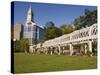 Christopher Columbus Park by the Waterfront, Boston, Massachusetts, New England, USA-Amanda Hall-Stretched Canvas