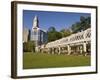 Christopher Columbus Park by the Waterfront, Boston, Massachusetts, New England, USA-Amanda Hall-Framed Photographic Print