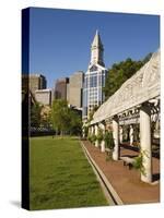 Christopher Columbus Park by the Waterfront, Boston, Massachusetts, New England, USA-Amanda Hall-Stretched Canvas