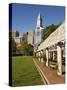 Christopher Columbus Park by the Waterfront, Boston, Massachusetts, New England, USA-Amanda Hall-Stretched Canvas