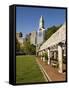 Christopher Columbus Park by the Waterfront, Boston, Massachusetts, New England, USA-Amanda Hall-Framed Stretched Canvas