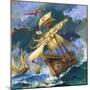 Christopher Columbus's Santa Maria-English School-Mounted Giclee Print