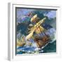 Christopher Columbus's Santa Maria-English School-Framed Premium Giclee Print