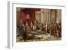 Christopher Columbus Welcomed by the Queen of Spain Isabella 1St of Castile (Known as the Catholic)-null-Framed Giclee Print