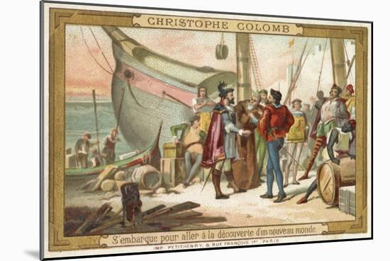 Christopher Columbus-null-Mounted Art Print