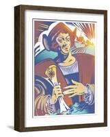Christopher Columbus-David Chestnutt-Framed Giclee Print