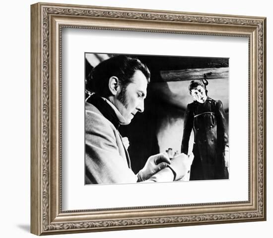 Christopher Lee, The Curse of Frankenstein (1957)-null-Framed Photo