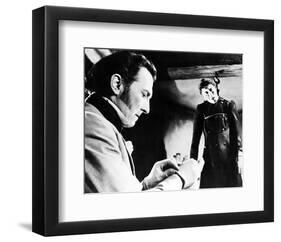 Christopher Lee, The Curse of Frankenstein (1957)-null-Framed Photo