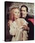 Christopher Lee & Veronica Carlson-null-Stretched Canvas