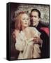 Christopher Lee & Veronica Carlson-null-Framed Stretched Canvas
