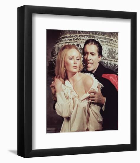 Christopher Lee & Veronica Carlson-null-Framed Photo