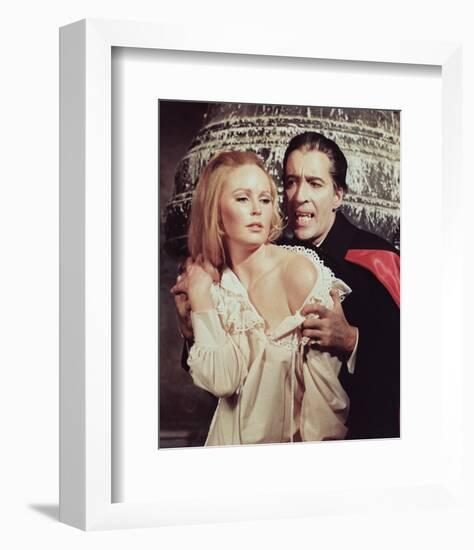 Christopher Lee & Veronica Carlson-null-Framed Photo