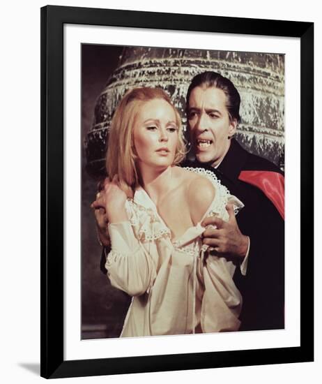 Christopher Lee & Veronica Carlson-null-Framed Photo