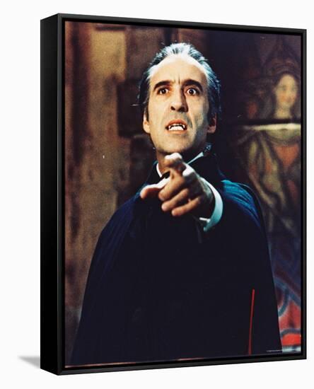 Christopher Lee-null-Framed Stretched Canvas