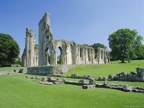 The Ruins of Glastonbury Abbey, Glastonbury, Somerset, England, UK-Christopher Nicholson-Photographic Print