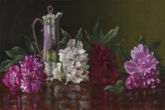 Iris in Cloisonne? Vase-Christopher Pierce-Giclee Print