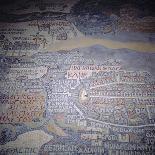 Madaba Mosaic Map, 6th Century AD, Detail Showing Jerusalem, Madaba, Jordan, Middle East-Christopher Rennie-Photographic Print