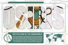Osiris World Mythology Poster-Christopher Rice-Art Print