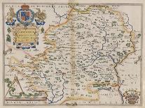A Map of Westmorland and Cumberland, 1576-Christopher Saxton-Giclee Print