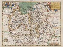 Map of Norfolk in 1574-Christopher Saxton-Giclee Print