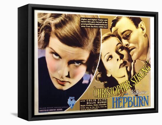 Christopher Strong, Katharine Hepburn, Colin Clive, 1933-null-Framed Stretched Canvas