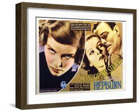 Christopher Strong, Katharine Hepburn, Colin Clive, 1933-null-Framed Photo