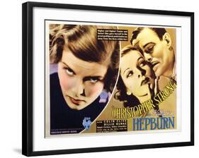 Christopher Strong, Katharine Hepburn, Colin Clive, 1933-null-Framed Photo