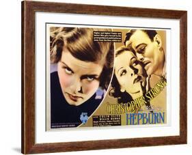 Christopher Strong, Katharine Hepburn, Colin Clive, 1933-null-Framed Photo