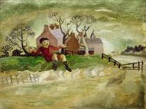 The Jumping Boy, Arundel, West Sussex, 1929-Christopher Wood-Giclee Print