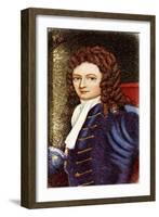 Christopher Wren, English Architect, Mathematician and Physicist, Early 20th Century-Godfrey Kneller-Framed Giclee Print