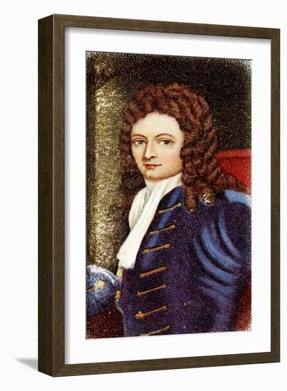 Christopher Wren, English Architect, Mathematician and Physicist, Early 20th Century-Godfrey Kneller-Framed Giclee Print