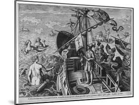 Christophorus Columbus Ligur (Americae Retecti), 1591-Philipp Galle-Mounted Giclee Print