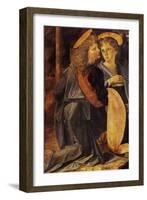 Christs Baptism Detail-Leonardo da Vinci-Framed Art Print