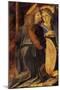 Christs Baptism Detail-Leonardo da Vinci-Mounted Art Print