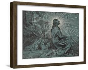 Christus am Ölberg-Hans Thoma-Framed Giclee Print