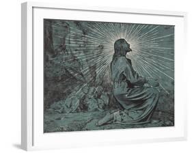 Christus am Ölberg-Hans Thoma-Framed Giclee Print