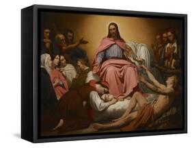 Christus Consolator, 1851-Ary Scheffer-Framed Stretched Canvas