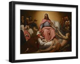 Christus Consolator, 1851-Ary Scheffer-Framed Giclee Print