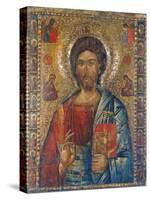 Christus Pantokrator-Moldau-Schule Ikone-Stretched Canvas