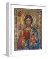 Christus Pantokrator-Moldau-Schule Ikone-Framed Giclee Print