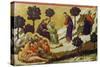 Christus Und Die Schlafenden Juenger Am Oelberg-Duccio di Buoninsegna-Stretched Canvas