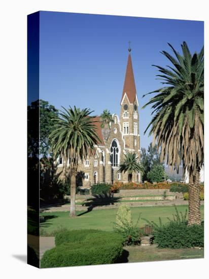 Christuskirche (Lutheran Christian Church) and Parliament Gardens, Windhoek, Namibia, Africa-Gavin Hellier-Stretched Canvas