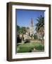 Christuskirche (Lutheran Christian Church) and Parliament Gardens, Windhoek, Namibia, Africa-Gavin Hellier-Framed Photographic Print