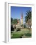 Christuskirche (Lutheran Christian Church) and Parliament Gardens, Windhoek, Namibia, Africa-Gavin Hellier-Framed Photographic Print