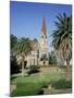 Christuskirche (Lutheran Christian Church) and Parliament Gardens, Windhoek, Namibia, Africa-Gavin Hellier-Mounted Photographic Print