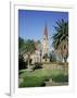 Christuskirche (Lutheran Christian Church) and Parliament Gardens, Windhoek, Namibia, Africa-Gavin Hellier-Framed Photographic Print