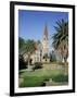 Christuskirche (Lutheran Christian Church) and Parliament Gardens, Windhoek, Namibia, Africa-Gavin Hellier-Framed Photographic Print