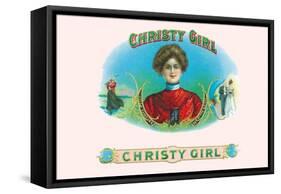 Christy Girl Cigars-Howard Chandler Christy-Framed Stretched Canvas